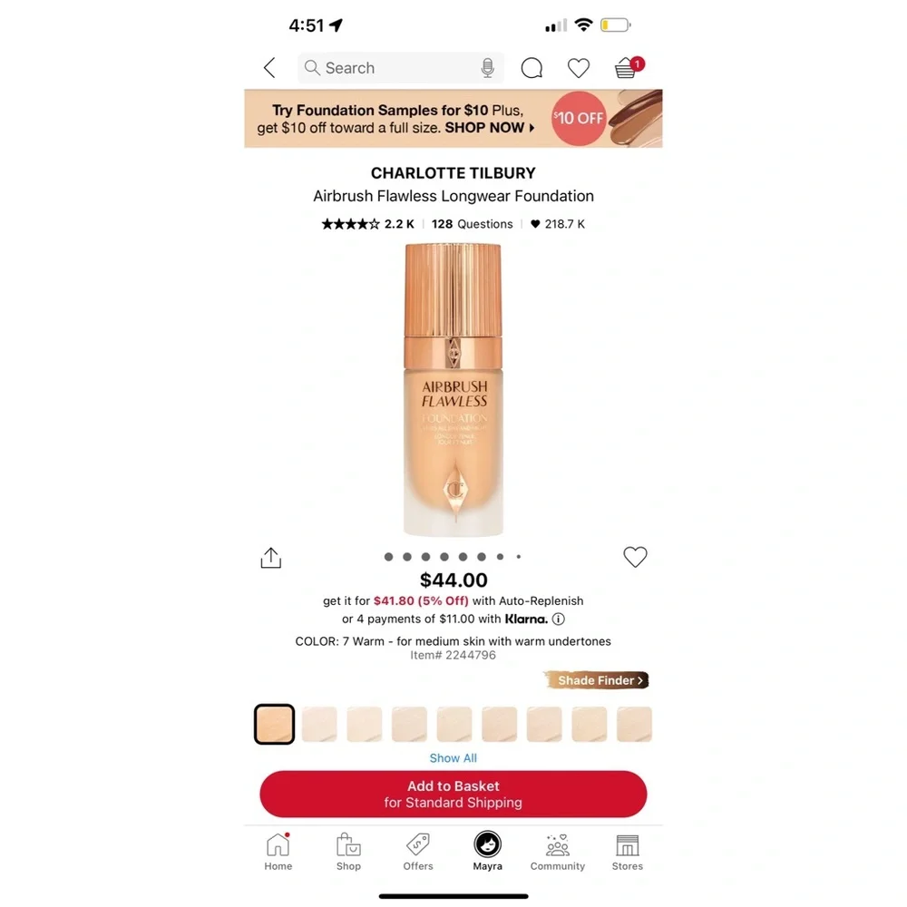 Charlotte tilbury foundation - Picture 4 of 4